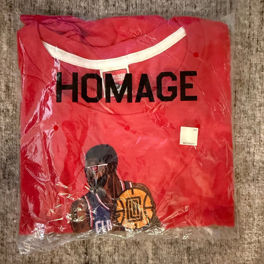 NWOT HOMAGE Paul George LA Clippers PG-13 Shirt - M